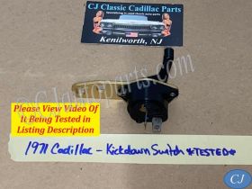 OEM 1970 1971 1972 1973 1974 1975 1976 1977 1978 1979 1980 1981 Cadillac Deville Eldorado Fleetwood Calais TRANS TRANSMISSION KICK DOWN KICKDOWN SWITCH **TESTED** #1496165